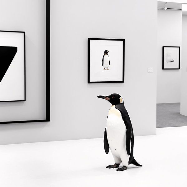 Schwarz-Weiß-Besucher von Matteo Bellini