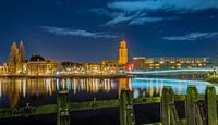 Abendfoto Skyline Zwolle