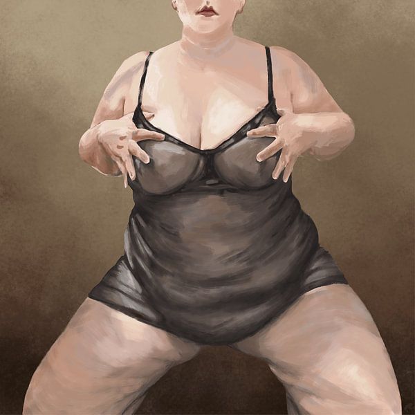 erotisches Porträt 1 von Leon Polko