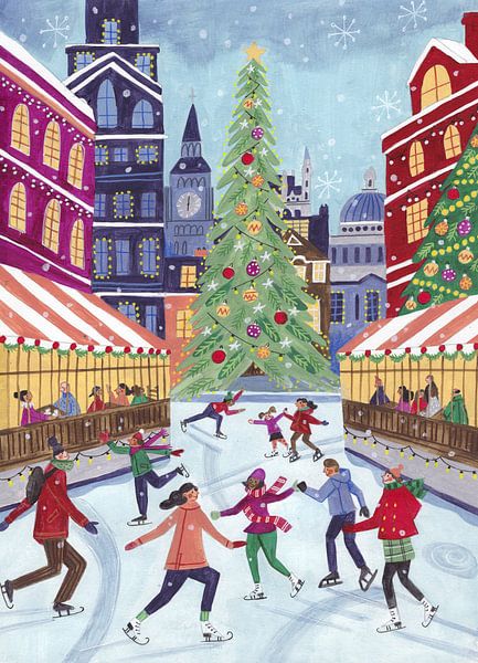 Patinage à Londres par Caroline Bonne Müller