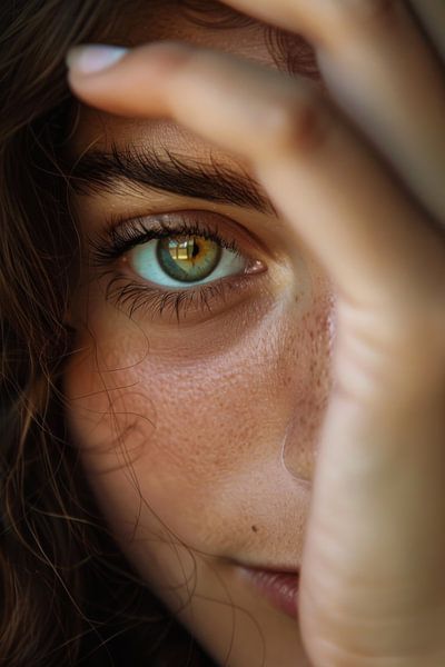 Intimes Portrait einer Frau von Poster Art Shop