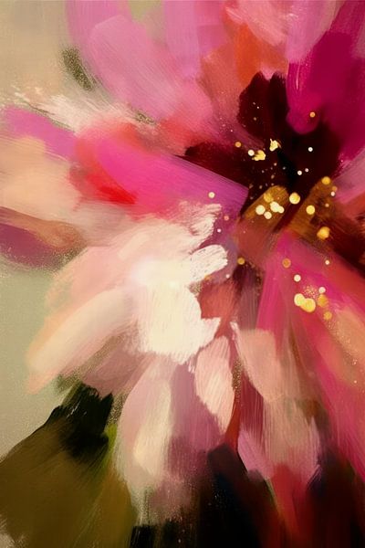 Farbenfrohe Abstrakte Tropische Blüten 2 von Floral Abstractions