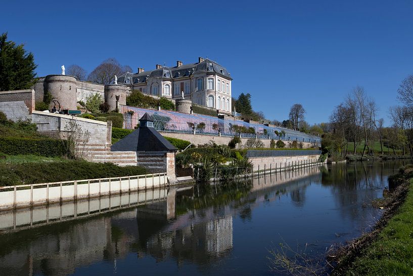 Chateau Long und Fluss Somme, Frankreich von Imladris Images