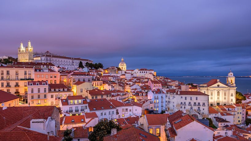 Soirée à Lisbonne, Portugal (1) par Adelheid Smitt