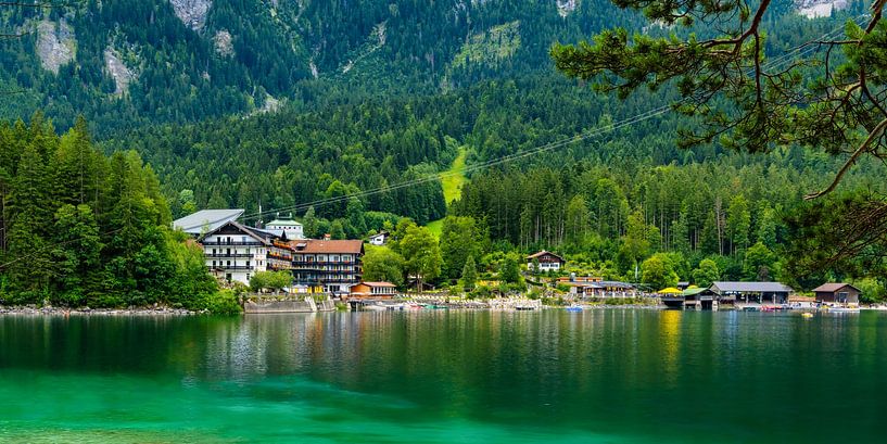 Eibsee Bayern - Türkises Juwel der deutschen Alpen von Photo Art Thomas Klee