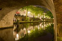 Utrecht Oudegracht: onder Geertebrug