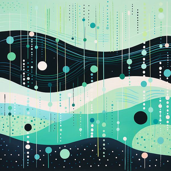 Futuristische Wellen von Liv ter Riet