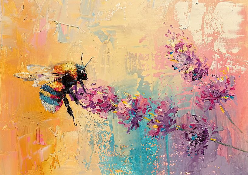 Biene moderne Malerei von Wunderbare Kunst