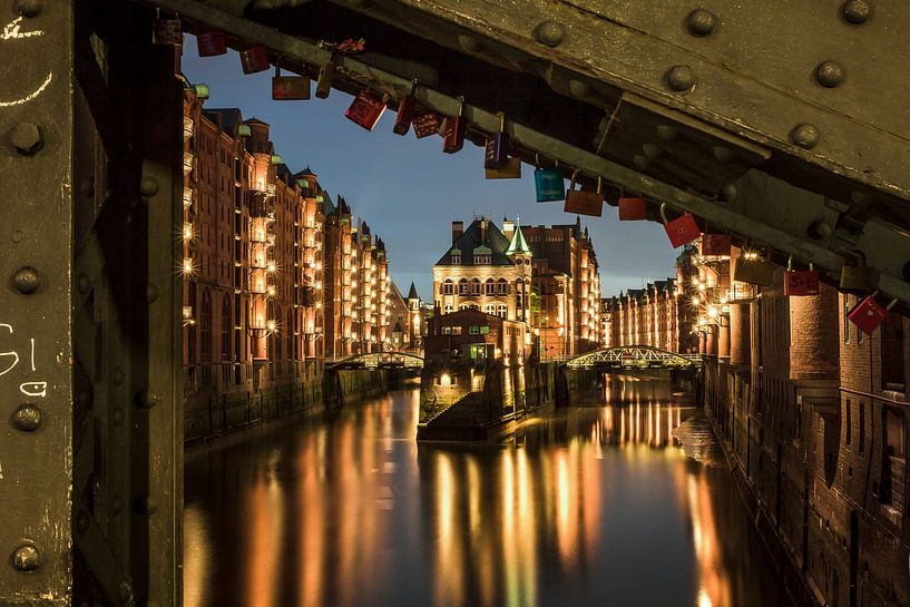 Ein Herz für Hamburg von Munich Art Prints