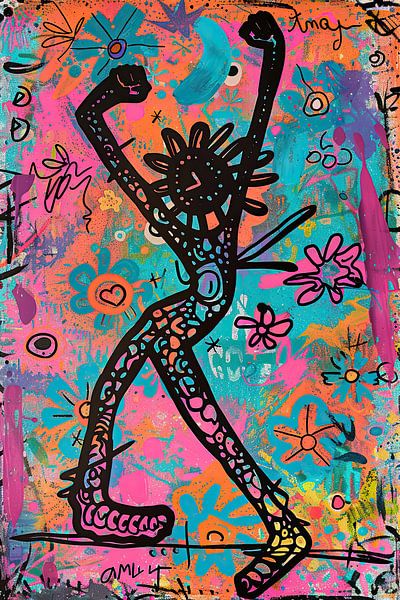 Malerei Lebendig Abstrakt von ARTEO Gemälde