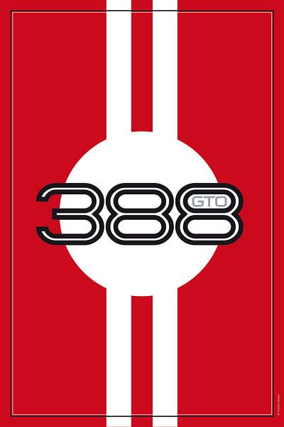 Ferrari 388 GTO, racing car design by Theodor Decker