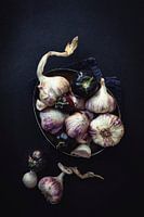 Knoblauch und Tomaten