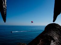 Wassersport mit Blick auf das Meer