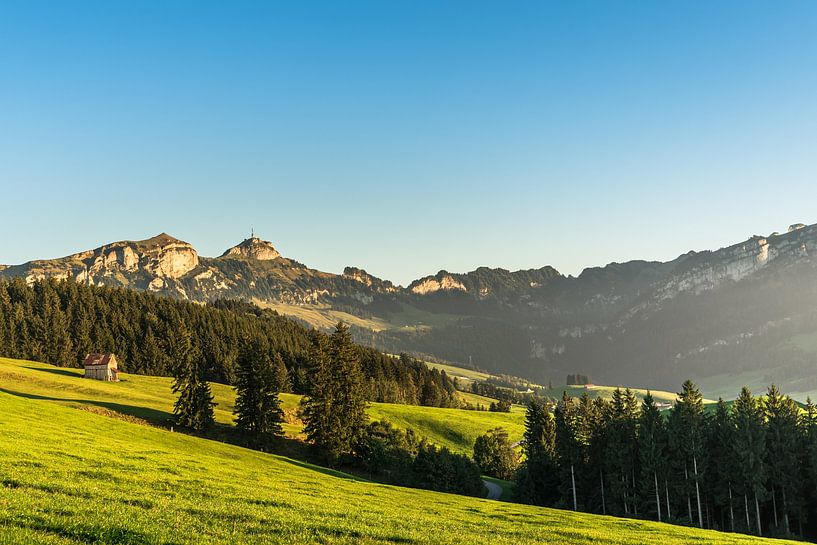 Appenzellerland, Blick auf den Hohen Kasten von Conny Pokorny