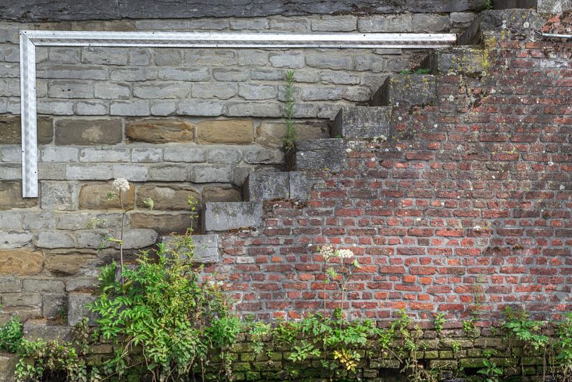 Treppe entlang des Dijle in Mechelen von didier de borle