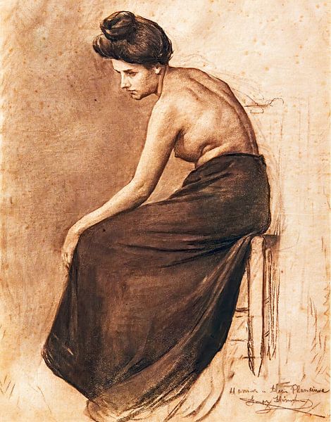 Josep Llimona, Seated Woman, 1900 by Atelier Liesjes