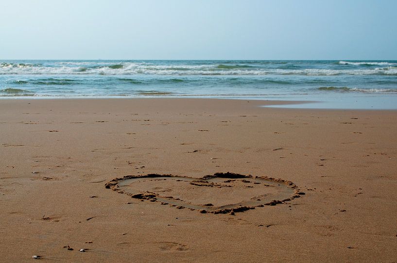 Strandliebe / Liebesstrand von Wiljo van Essen