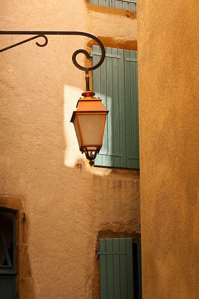 Lantern in old alley in France by Halma Fotografie