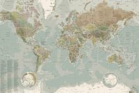 Carte du Monde ambiance ANTIC (mise à jour 2025)