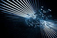 Cracked glass (blue)