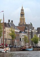 Der Akerk from the water, Groningen