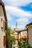 Frans doorkijkje naarkerktoren
