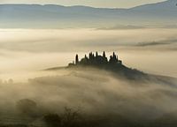 morning mist in the fall d'Orcia
