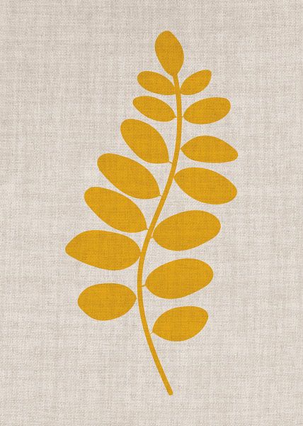 linen collection - sunkiss flower YELLOW van TW living