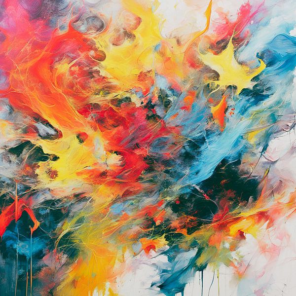 Color Burst Creations Malerei von ComfortQ