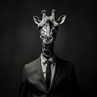 Giraffe with city dreams