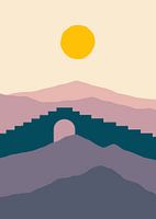 Die Treppe auf dem Berg