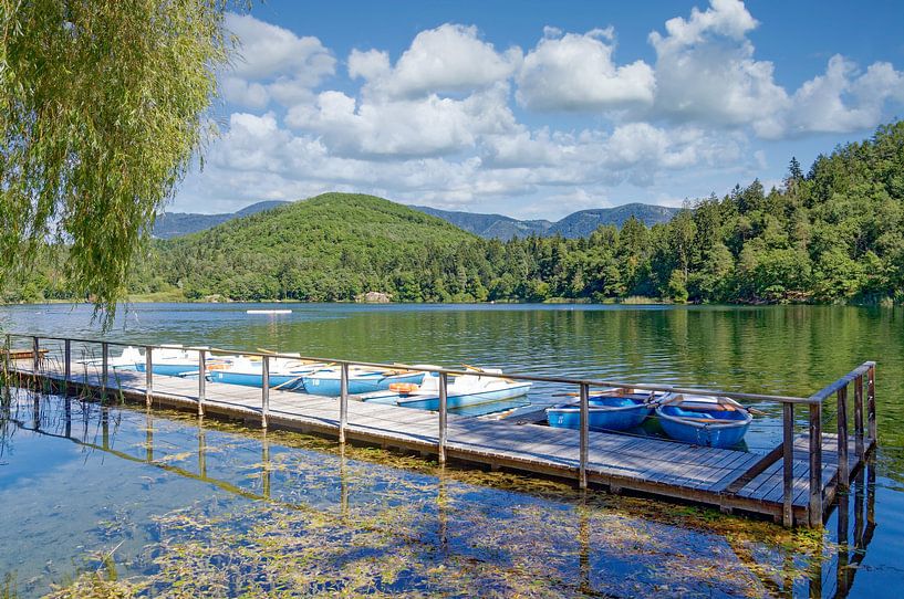 der Grosse Montiggler See bei Eppan von Peter Eckert