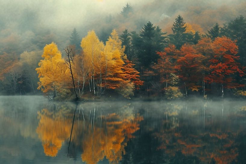 Reflection in the lake by fernlichtsicht