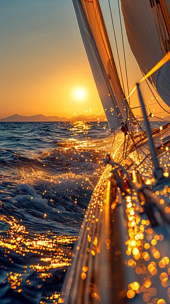 Coucher de soleil doré par ByNoukk