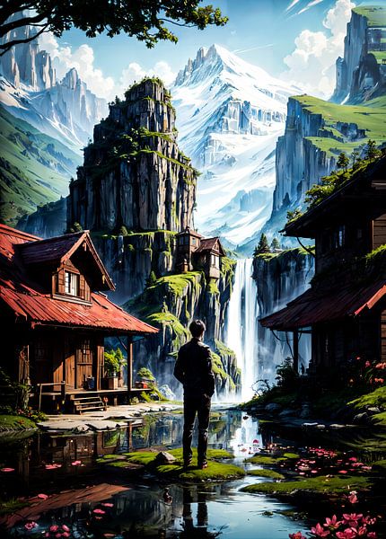 Der Wächter der Bergfälle von Ruzerin