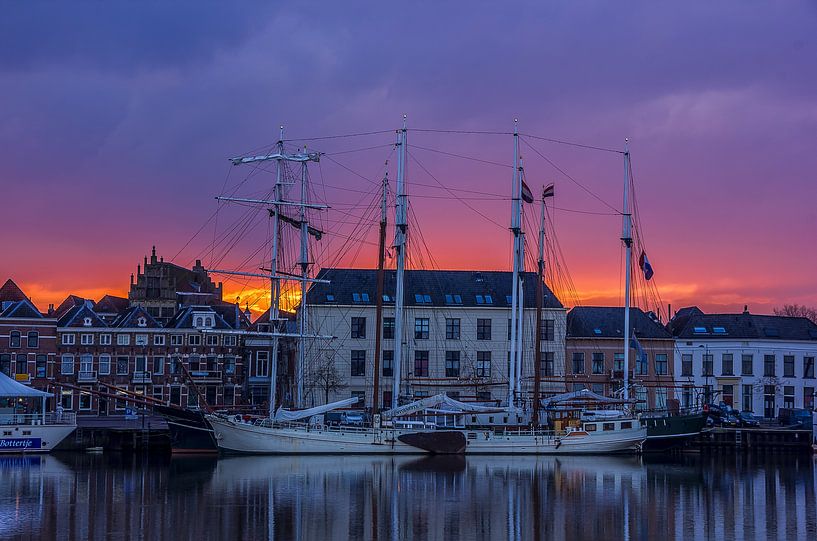 Sunset by Willem  Bentink