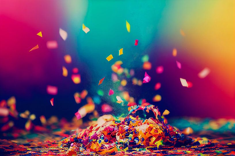Konfetti Hintergrund Illustration von Animaflora PicsStock