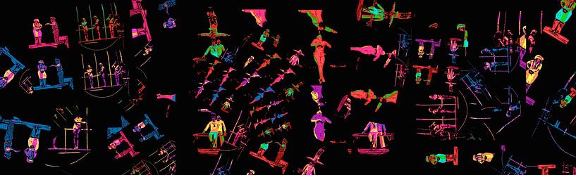 Artists in circus by Leopold Brix