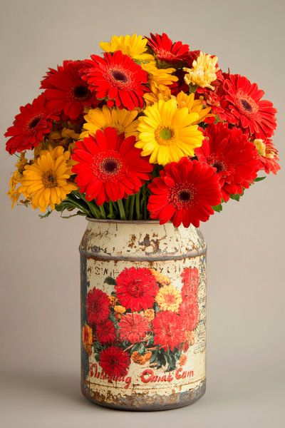 Blumenstrauß Vintage von Poster Art Shop