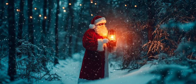 Weihnachten im Wald von Poster Art Shop