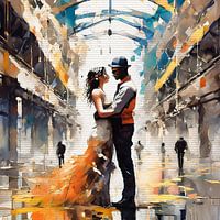 Dansen in een winkelcentrum