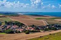 Escalles - village between fields and sea