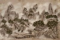 Taoistische Landschaft – Teil 2 – Brücke und Kloster | Binlarto, Indonesien