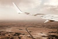 Uitzicht Marokko vanuit vliegtuig