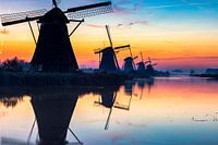 Die Windmühlen von Kinderdijk