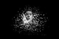 Mains et visages photo poster ou art de la décoration murale