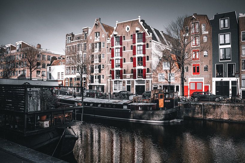 Amsterdam in the Netherlands is not just black and white by Thilo Wagner