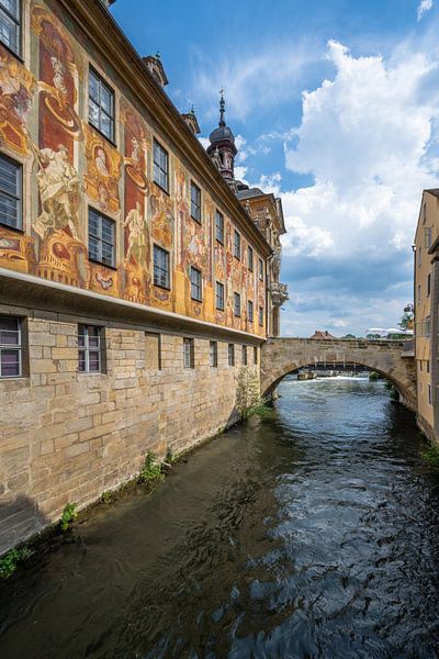 Historic town hall of Bamberg at the river Regnitz von ManfredFotos