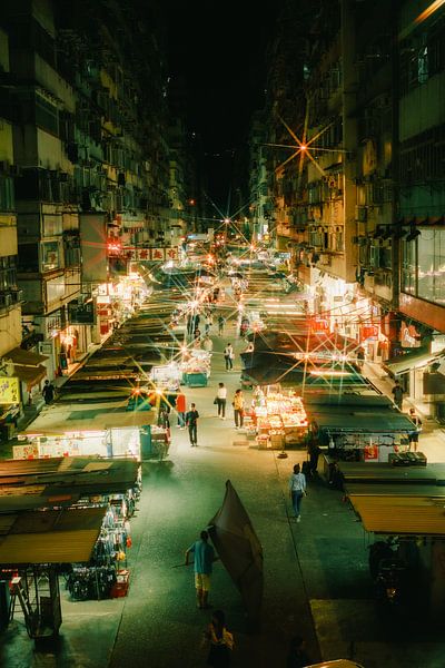Nachtmarkt Hongkong: Lichter, Stände und Leben von NZME Photography