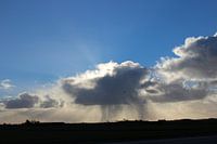 Drohende Wolken in der Nähe von Alkmaar